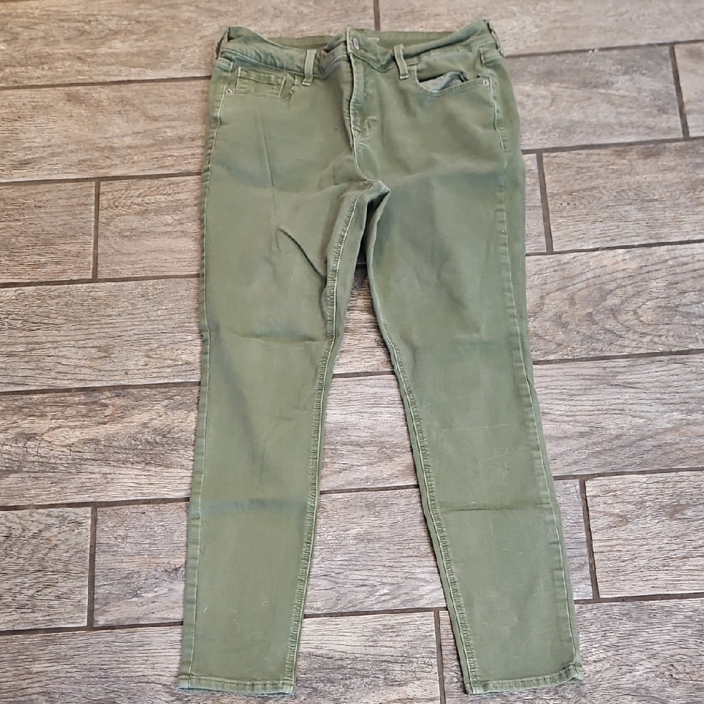 Old Navy Olive Green Skinny Jeans Size 12
